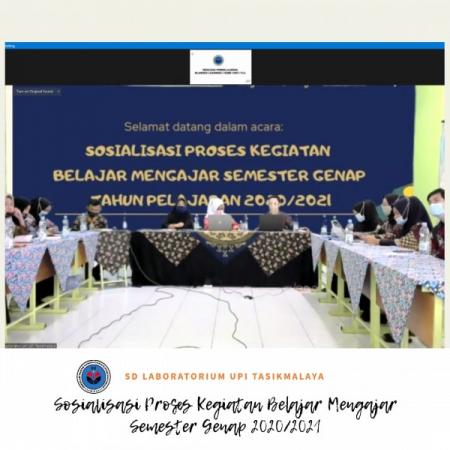 SD Laboratorium UPI Tasikmalaya Gelar Sosialisasi Virtual KBM Semester Genap 2020/2021