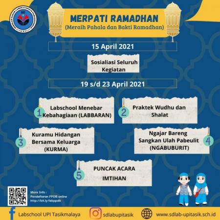 Meraih Pahala Bakti Ramadhan: SD Lab. UPI Tasik Inisiasi Merpati Ramadhan